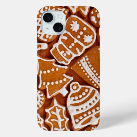 Coques Case-Mate iPhone Biscuits en pain d'épices de Noël (Verso)