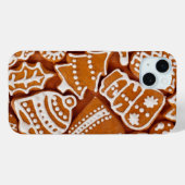 Coques Case-Mate iPhone Biscuits en pain d'épices de Noël (Verso (horizontal))