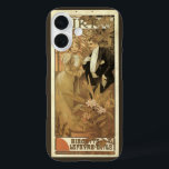 Coques iPhone 16 Biscuits vintages Art Nouveau Flirt, Alphonse Much<br><div class="desc">Illustration vintage Design d'affiche publicitaire Art Nouveau pour Flirt Biscuits par Alphons Mucha. c. 1899. Cette publicité d'amour et de romance présente un couple marié et marié qui flirte. La femme est dans une élégante robe mariage victorienne et l'homme est dans un somptueux tuxedo. Se marier après un long fiançailles....</div>