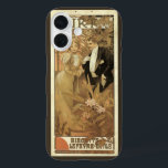 Coques iPhone 16 Biscuits vintages Art Nouveau Flirt, Alphonse Much<br><div class="desc">Illustration vintage Design d'affiche publicitaire Art Nouveau pour Flirt Biscuits par Alphons Mucha. c. 1899. Cette publicité d'amour et de romance présente un couple marié et marié qui flirte. La femme est dans une élégante robe mariage victorienne et l'homme est dans un somptueux tuxedo. Se marier après un long fiançailles....</div>