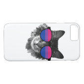 Coques Case-Mate iPhone Bisexual Chat - Drapeau LGBT Pride Chemise Cadeau (Dos (Horizontal))