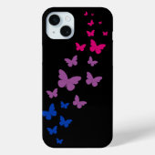 Coques Case-Mate iPhone Bisexual Pride Butterfly Trail (Verso)