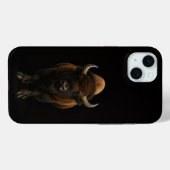 Coques Case-Mate iPhone Bison américain iPhone 15 Plus Noir 4 Luxe (Verso (horizontal))