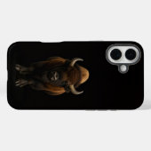 Coques Case-Mate iPhone Bison américain Noir 4 Luxe iPhone 16 Plus (Verso (horizontal))