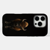 Coques Case-Mate iPhone Bison américain Noir 4 Luxe iPhone 16 Pro (Verso (horizontal))