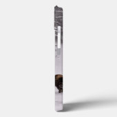Coques Case-Mate iPhone Bison en hiver (Verso / Gauche)