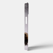Coques Case-Mate iPhone Bison en hiver (Verso / Droite)