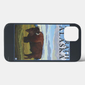 Coques Case-Mate iPhone Bison Scene - McGrath, Alaska (Verso (horizontal))