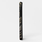 Coques Case-Mate iPhone Bitcoin doré (Dos/Gauche)