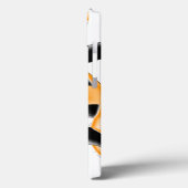 Coques Case-Mate iPhone Bizarre mélange de cassettes brûlées, rayure blanc (Verso / Gauche)