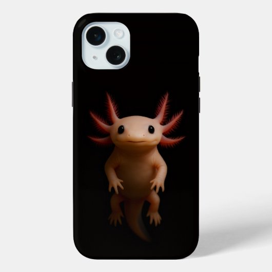 Coques Case-Mate iPhone Black 4 Luxe, Axolotl Mexicain (Verso)