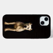 Coques Case-Mate iPhone Black 4 Luxe, Bold Dogo Argentino iPhone 15 Plus (Verso (horizontal))