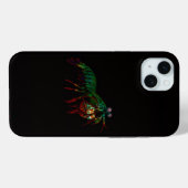 Coques Case-Mate iPhone Black 4 Luxe, Crevette Mante iPhone 15 Plus (Verso (horizontal))
