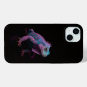 Coques Case-Mate iPhone Black 4 Luxe, Iguane Tropical Rose (Verso (horizontal))