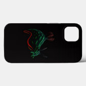 Coques Case-Mate iPhone Black 4 Luxe iPhone 13 Case, Neon Green Sea Slug (Verso (horizontal))