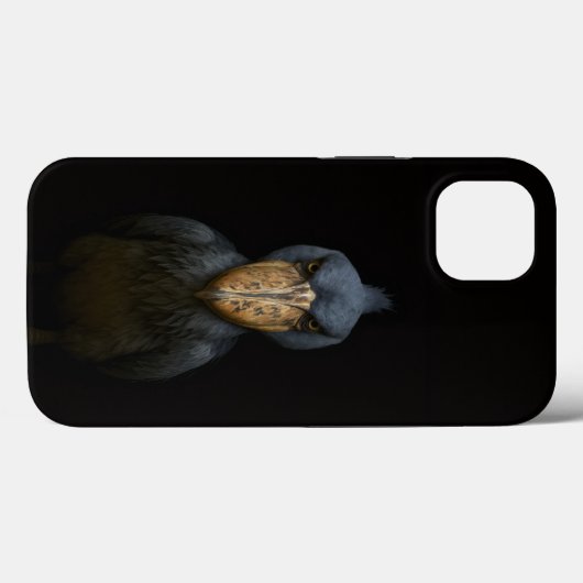 Coques Case-Mate iPhone Black 4 Luxe iPhone 13, Exotic Shoebill Bird (Verso (horizontal))