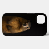 Coques Case-Mate iPhone Black 4 Luxe iPhone 13, Fluffy Marmot (Verso (horizontal))