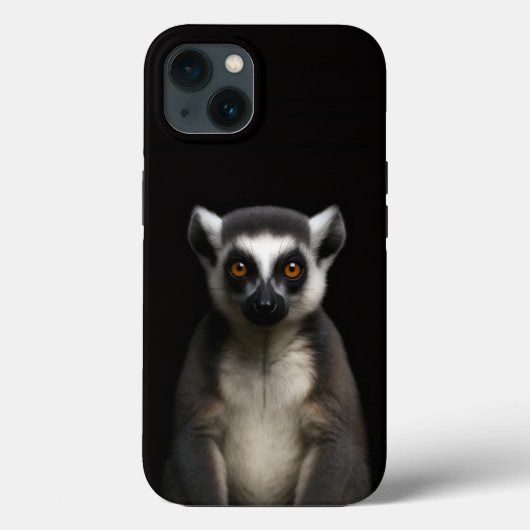 Coques Case-Mate iPhone Black 4 Luxe iPhone 13, Gentle Lemur (Verso)
