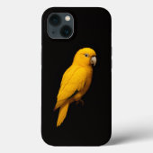 Coques Case-Mate iPhone Black 4 Luxe iPhone 13, Golden Parakeet (Verso)