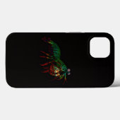 Coques Case-Mate iPhone Black 4 Luxe iPhone 13, Mantis Shrimp (Verso (horizontal))