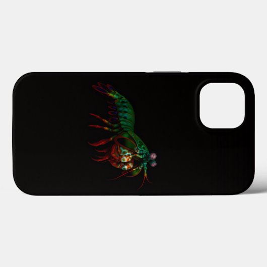 Coques Case-Mate iPhone Black 4 Luxe iPhone 13, Mantis Shrimp (Verso (horizontal))