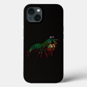 Coques Case-Mate iPhone Black 4 Luxe iPhone 13, Mantis Shrimp (Verso)