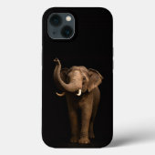 Coques Case-Mate iPhone Black 4 Luxe iPhone 13, Mighty Elephant (Verso)