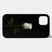 Coques Case-Mate iPhone Black 4 Luxe iPhone 13, Pure White Rose (Verso (horizontal))