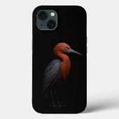 Coques Case-Mate iPhone Black 4 Luxe iPhone 13, Reddish Egret (Verso)