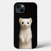 Coques Case-Mate iPhone Black 4 Luxe iPhone 13, Stylish Ermine (Verso)