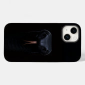 Coques Case-Mate iPhone Black 4 Luxe iPhone 14 Coque-Mate, Black Mamba (Verso (horizontal))
