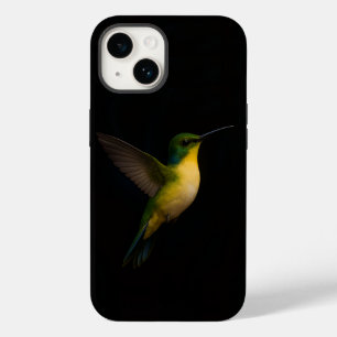 Coque Pour iPhone 14 Black 4 Luxe iPhone 14 Coque-Mate, Flying Bird