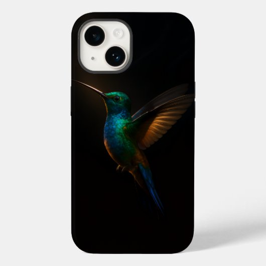 Coques Case-Mate iPhone Black 4 Luxe iPhone 14 Coque-Mate, Flying Bird (Verso)