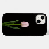 Coques Case-Mate iPhone Black 4 Luxe iPhone 14 Mate, Blush Pink Tulip (Verso (horizontal))