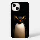Coques Case-Mate iPhone Black 4 Luxe iPhone 14 Mate, Rockhopper Penguin (Verso)