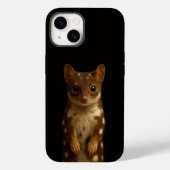 Coques Case-Mate iPhone Black 4 Luxe iPhone 14 Mate, Sweet Quoll (Verso)