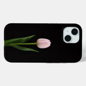 Coques Case-Mate iPhone Black 4 Luxe iPhone 15 Case, Blush Pink Tulip (Verso (horizontal))