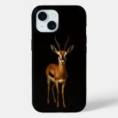 Coques Case-Mate iPhone Black 4 Luxe iPhone 15 Case, Elegant Gazella (Verso)