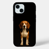Coques Case-Mate iPhone Black 4 Luxe iPhone 15 Case, Kind Beagle (Verso)