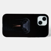 Coques Case-Mate iPhone Black 4 Luxe iPhone 15 Coque-Mate, Black Mamba (Verso (horizontal))