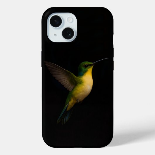 Coques Case-Mate iPhone Black 4 Luxe iPhone 15 Coque-Mate, Flying Bird (Verso)