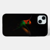 Coques Case-Mate iPhone Black 4 Luxe iPhone 15 Plus, Tufted Coquette Bird (Verso (horizontal))
