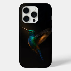 Coque iPhone 15 Pro Black 4 Luxe iPhone 15 Pro Coque-Mate, Flying Bird