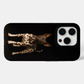 Coques Case-Mate iPhone Black 4 Luxe iPhone 15 Pro Mate, Hairless Terrier (Verso (horizontal))