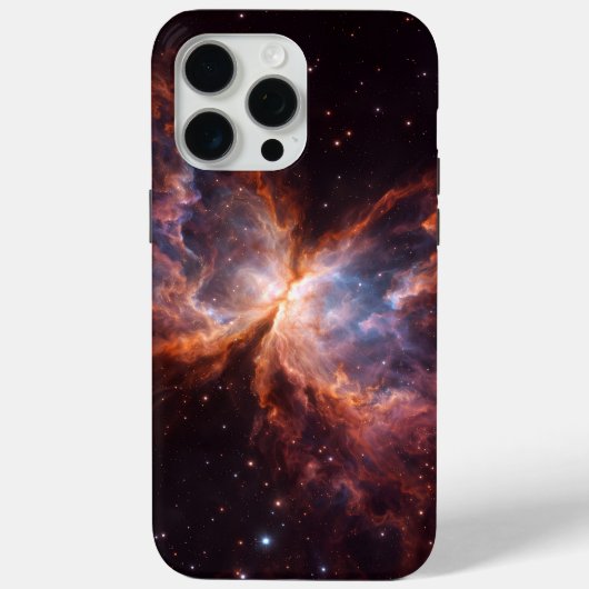 Coques Case-Mate iPhone Black 4 Luxe iPhone 15 Pro Max, Butterfly Nebula (Verso)