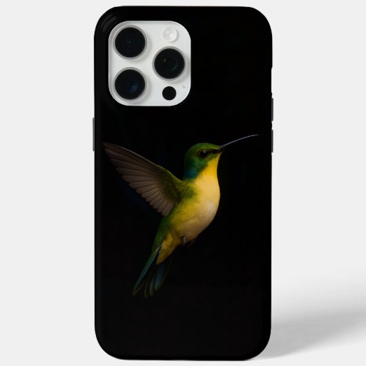 Coques Case-Mate iPhone Black 4 Luxe iPhone 15 Pro Max Coque, Flying Bird (Verso)