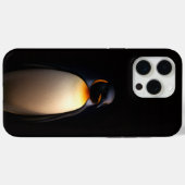 Coques Case-Mate iPhone Black 4 Luxe iPhone 15 Pro Max, Empereur Penguin (Verso (horizontal))