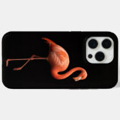 Coques Case-Mate iPhone Black 4 Luxe iPhone 15 Pro Max, Flamant rose rose (Verso (horizontal))