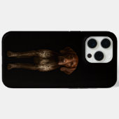 Coques Case-Mate iPhone Black 4 Luxe iPhone 15 Pro Max, German Pointer Dog (Verso (horizontal))