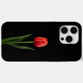 Coques Case-Mate iPhone Black 4 Luxe iPhone 15 Pro Max, Ruby Red Tulip (Verso (horizontal))